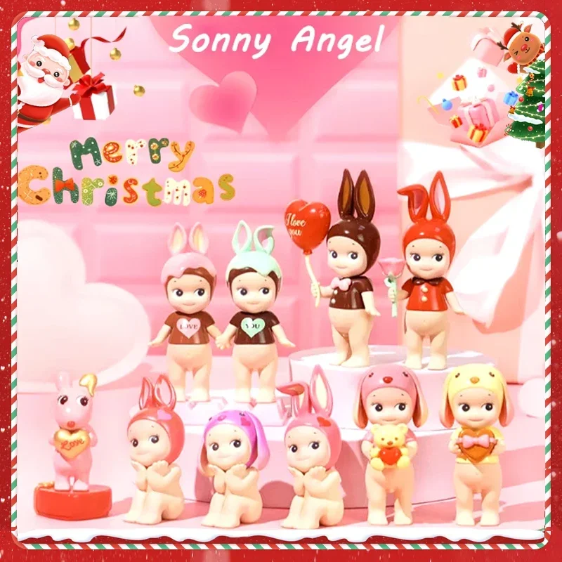 

Kawaii Sonny Angel Love Series Blind Box Anime Angel Doll Toy Mystery Box Figurine Model Ornament Cute Car Accessories Christmas