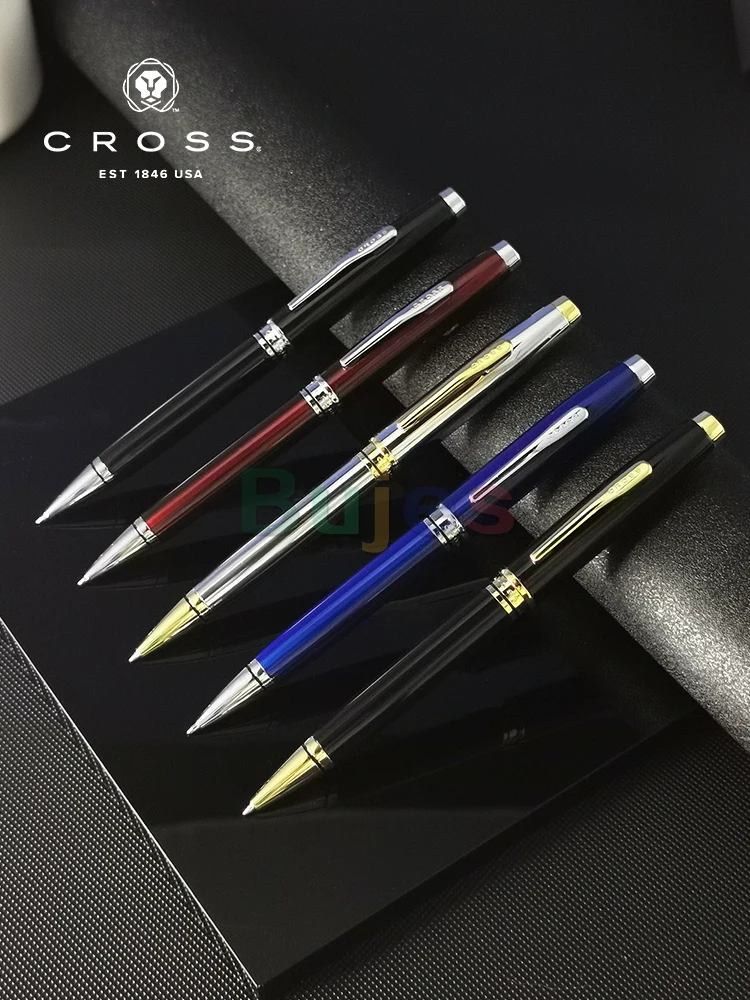 

High quality Cross Coventry Blue/Black/ Red Polished Appointments Ballpoint Pen, Stylish Writing Instrument, Office Gift Pen Set