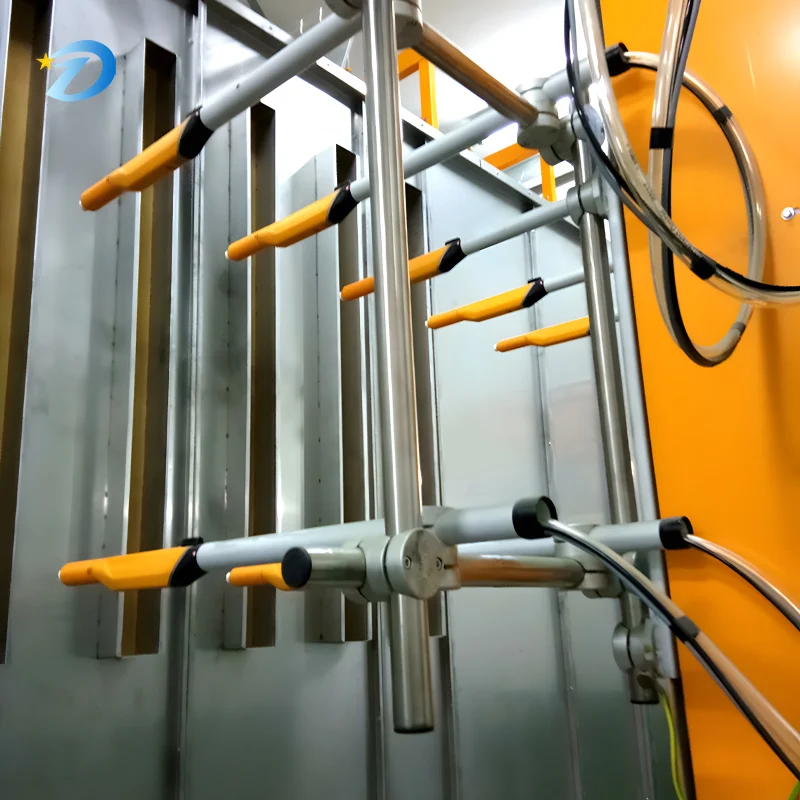 Equipo de pulverización de hardware de línea de producción de recubrimiento en polvo metálico automático eficiente con máquina de horno de curado