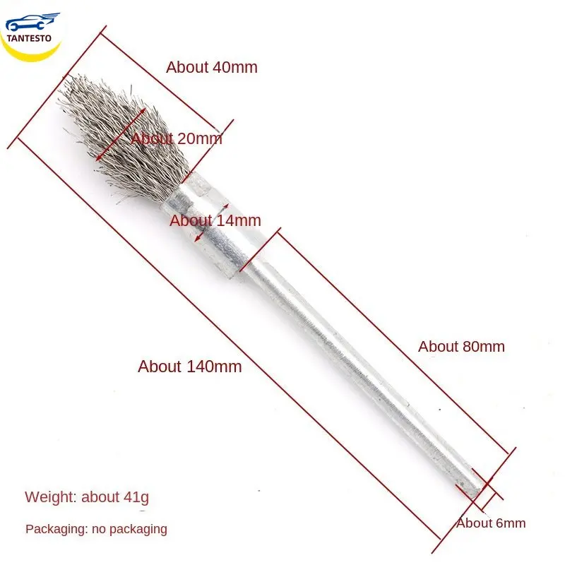 Diesel Injector Water Sleeve Engine Surface Grinding Steel Wire Brush Repair Tool