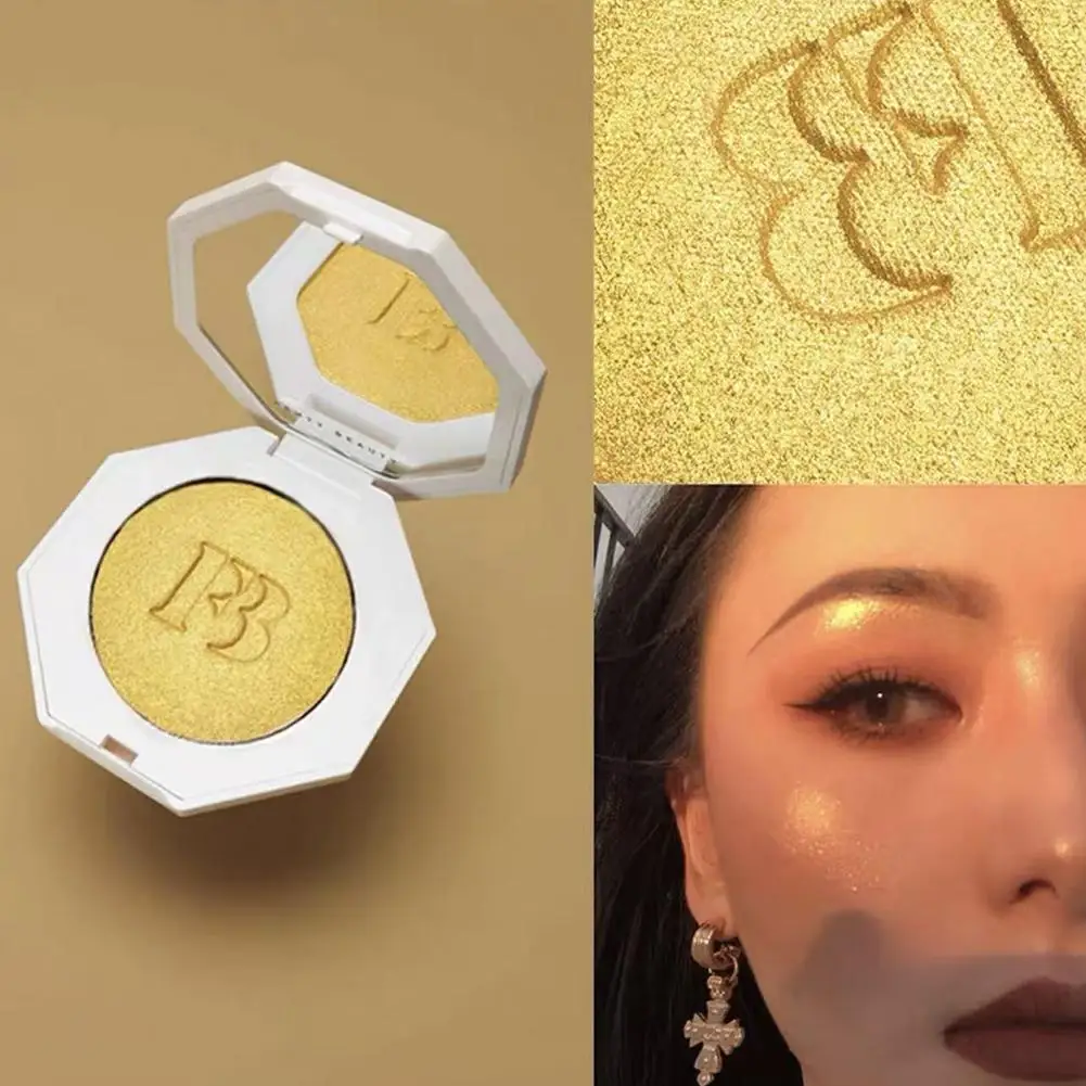 FB Polvere lucida Gloss Glitter Evidenzia tavolozza di contorni Gloss naturale Contorno Correttore Polvere per viso perlescente opaca