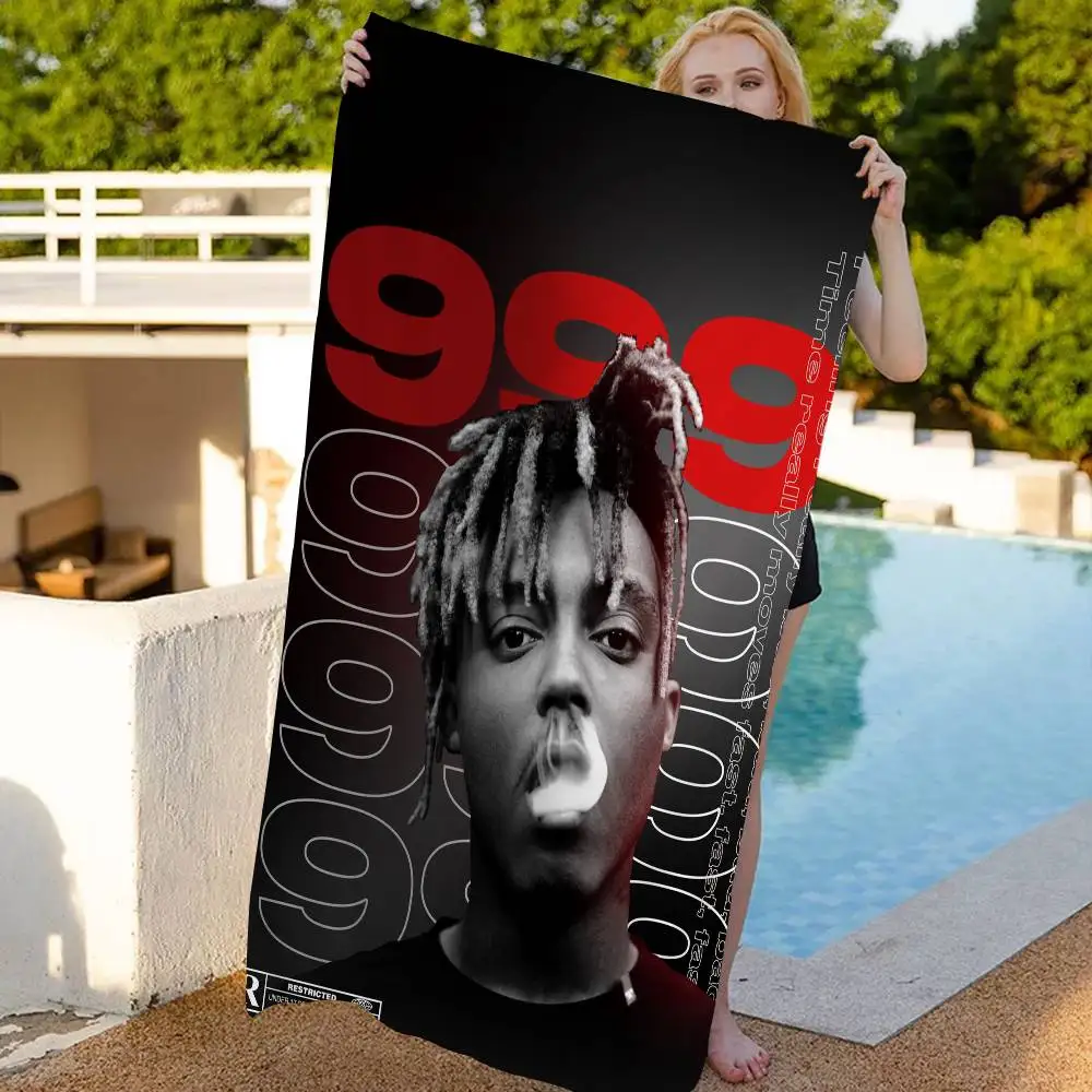 Popular singer J-juice W-wrld Anime Beach Swimming Towel Soft Absorbent Washcloth Children's Gifts for Kids Travel Camping Gym