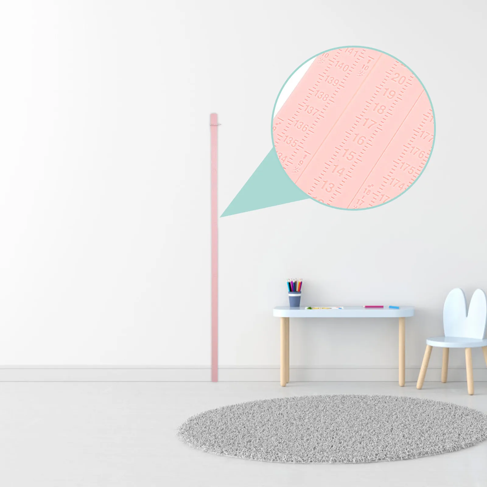 

Пластиковая линейка для измерения роста детей, простая и элегантная настенная таблица роста ребенка, инструмент для измерения роста детей на стене