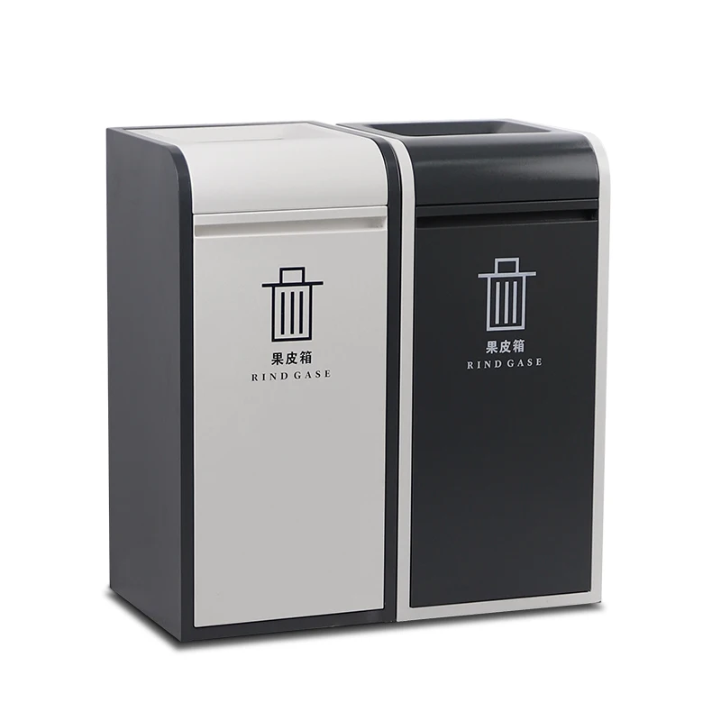 

High end hotel shopping mall commercial classification trash can