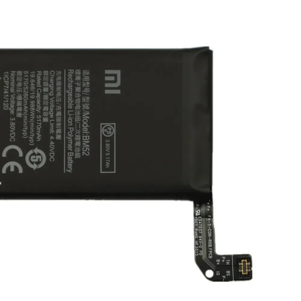 2025 Years New BM52 Original Battery For Xiaomi Mi CC9Pro CC9 pro / Mi Note 10 Lite 10Lite / Mi Note 10 Pro 10Pro Phone Battery image 5