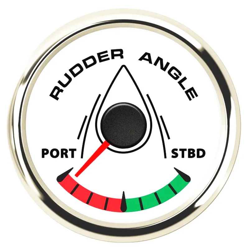 52mm Marine Rudder Angle Gauges Modification Port to STBD Rudder Angle Meters 0-190ohm 0-1Kohm with 8 Kinds Backlight Color