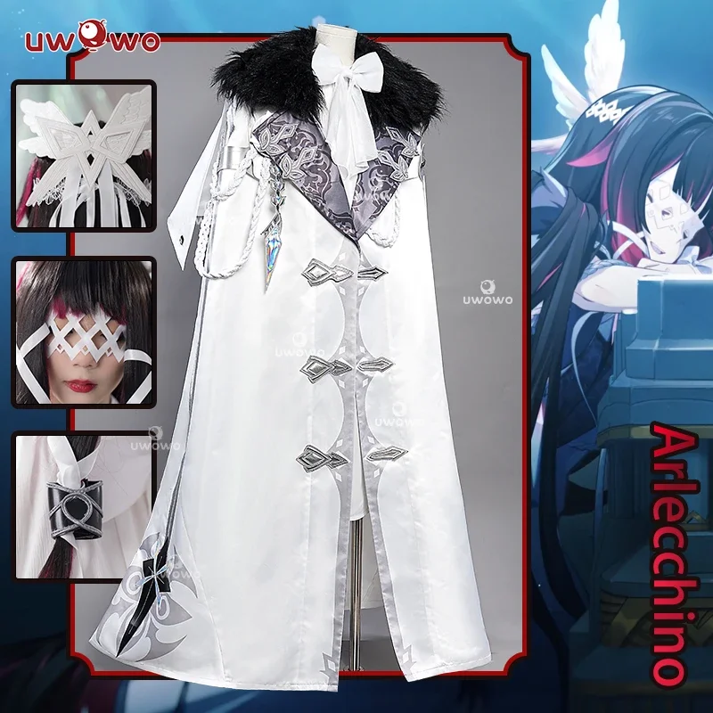 Genshin Impact Columbina Cosplay Costume Fatui Harbingers Damselette Snezhnaya Halloween Christmas Costumes