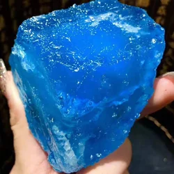Beautiful 100% Natural Sea Sapphire Raw Stone Crystal Natural Aquamarine Reiki Healing
