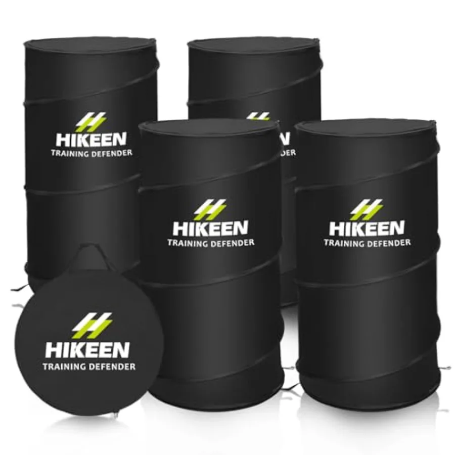 

Basketball Defender Dummy - Pop Up Safely Simulate Defender - Foldable Training Equipment for Basketball Soccer Football and Mo