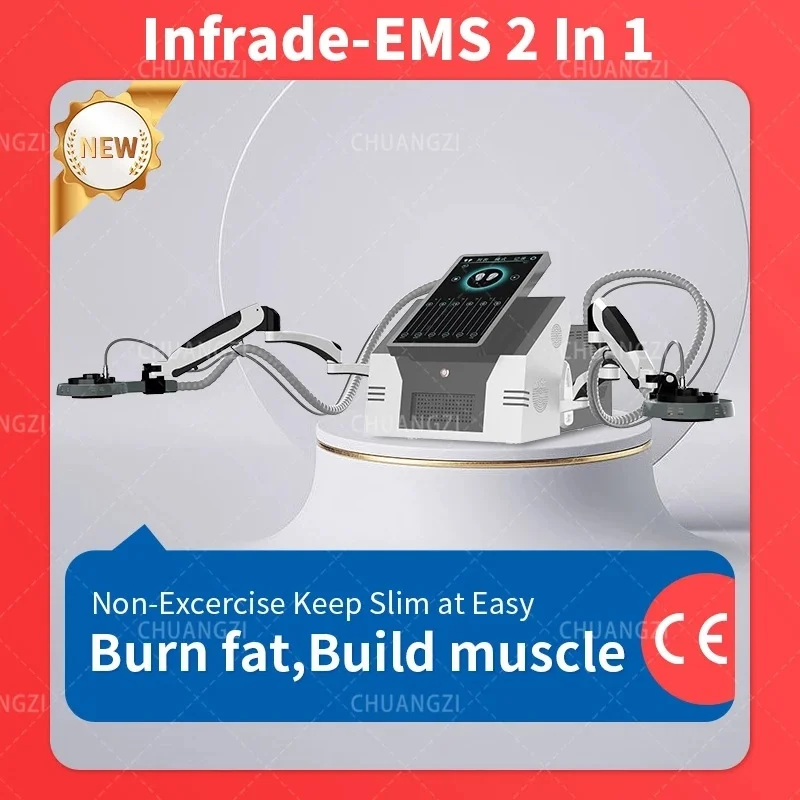 2024 Upgrade Infrarood Ems Echografie Pijnverlichting Detox Therapie Massage Machine Body Building Vet Burn Cellulitis Verminderen Machine