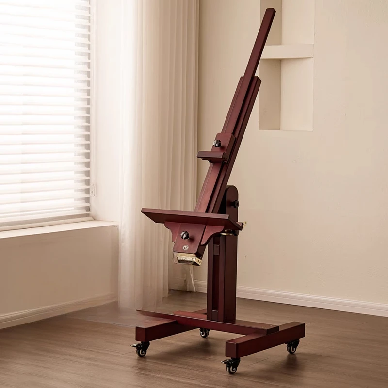 

Professional easel artboard art special solid wood oil easel bracket floor-to-ceiling dual-purpose multi-functional retro art
