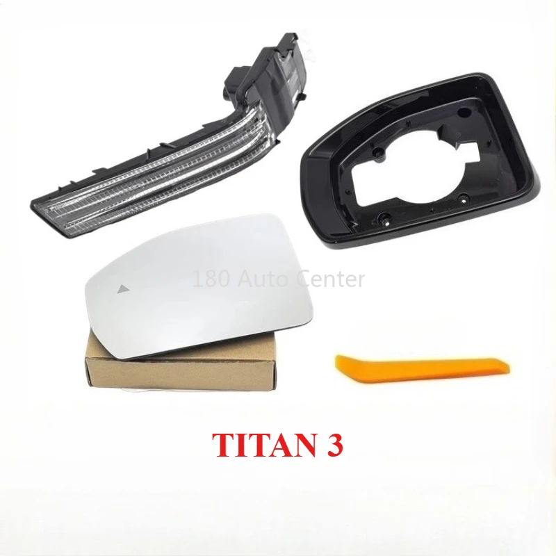 オリジナルbydフォーミュラレオパードタイタン3サイドミラーレンズフレームターンランプリアビューミラー別売部品