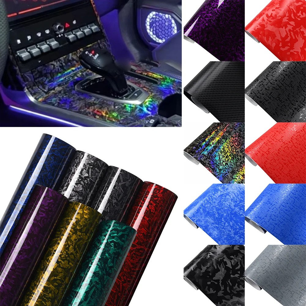 

50x30 см виниловая пленка из углеродного волокна 3D/6D матовый эффект кованые наклейки на кузов мотоцикла из углеродного волокна самоклеящаяся пленка