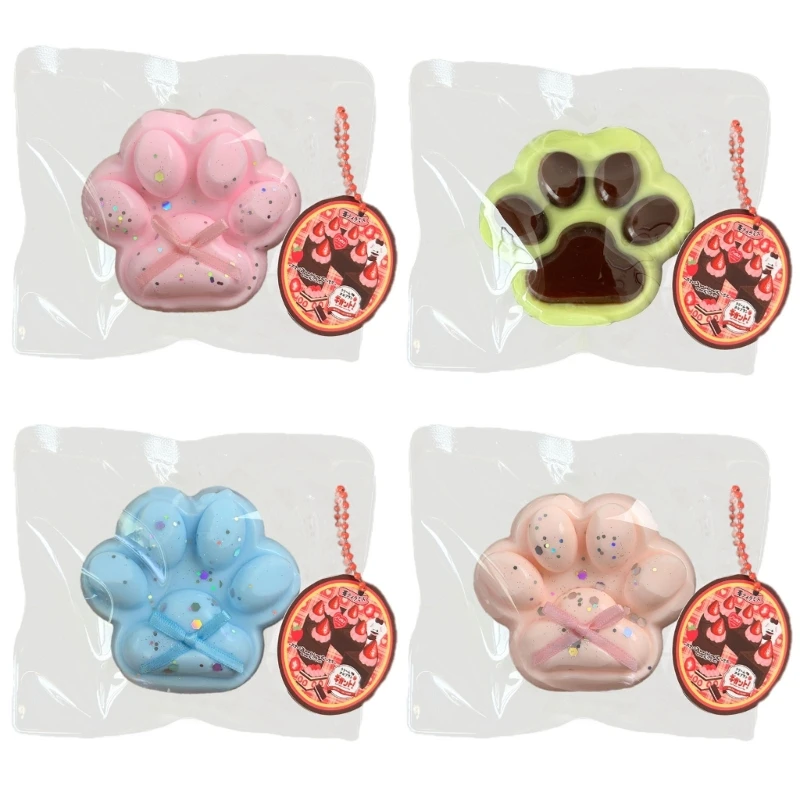 

Silicone Stress Cats Paws Decompressing Vent Toy AntiAnxiety Toy for Office School Stretchy Cats Claw for Autisms Adult