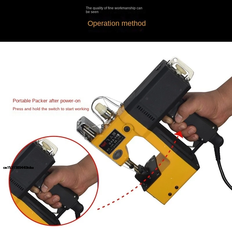 

Акция НОВАЯ портативная упаковочная машина 220 В GK9-989, маленькая швейная машина, рисовая мука, тканая сумка из змеиной кожи, электрическое уплотнение 2025