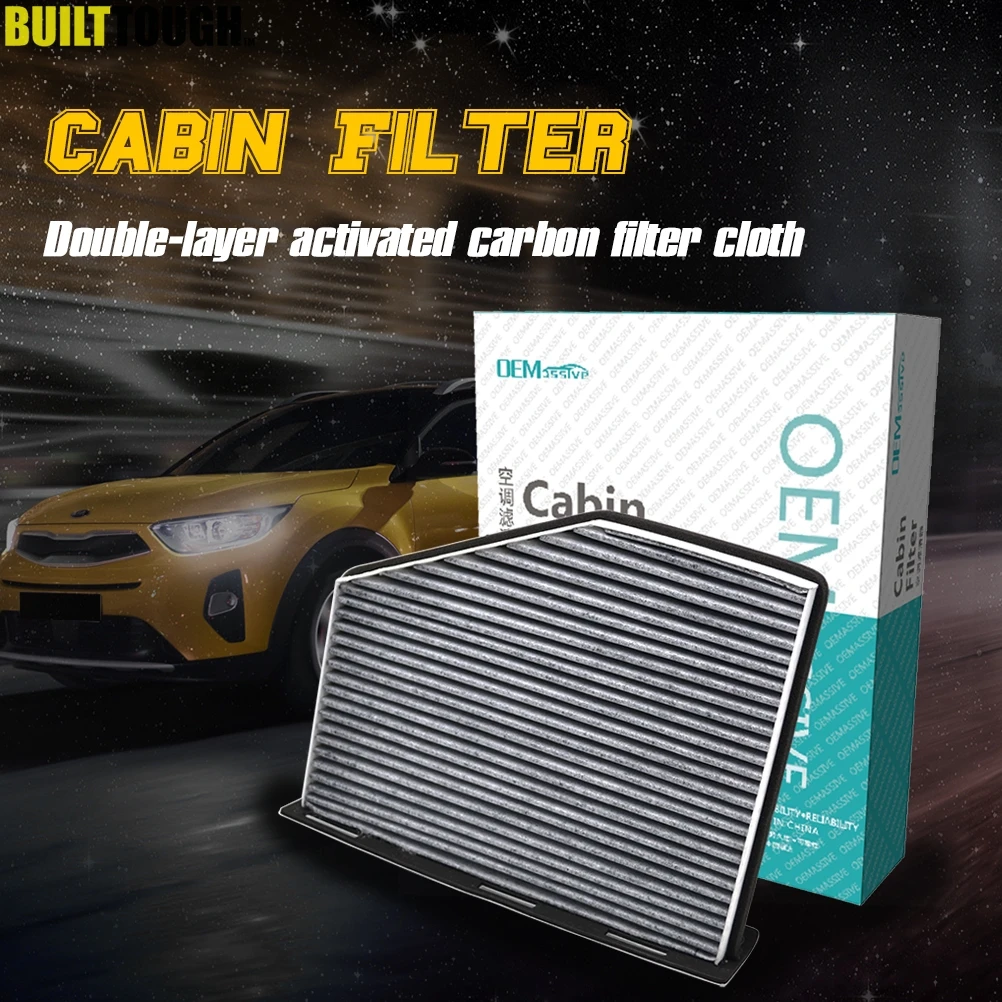 Car Pollen Cabin Filter Activated Carbon 1K0819644 For Audi A3 Q3 TT VW Golf Passat Jetta Tiguan SEAT Altea Leon Alhambra Skoda