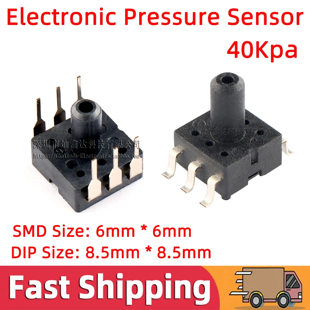 

5pcs SMD DIP Monitor Silicon Pressure Sensor 40kPa For Electronic Blood Pressure MSP40-GSF MSP40-GDR Replace MPS-2107-006GC