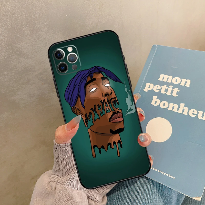 مغني الراب 2pac المغني توباك جراب هاتف آيفون 17 برو ماكس غطاء كوكه آيفون 17 الهواء 17 برو كابا