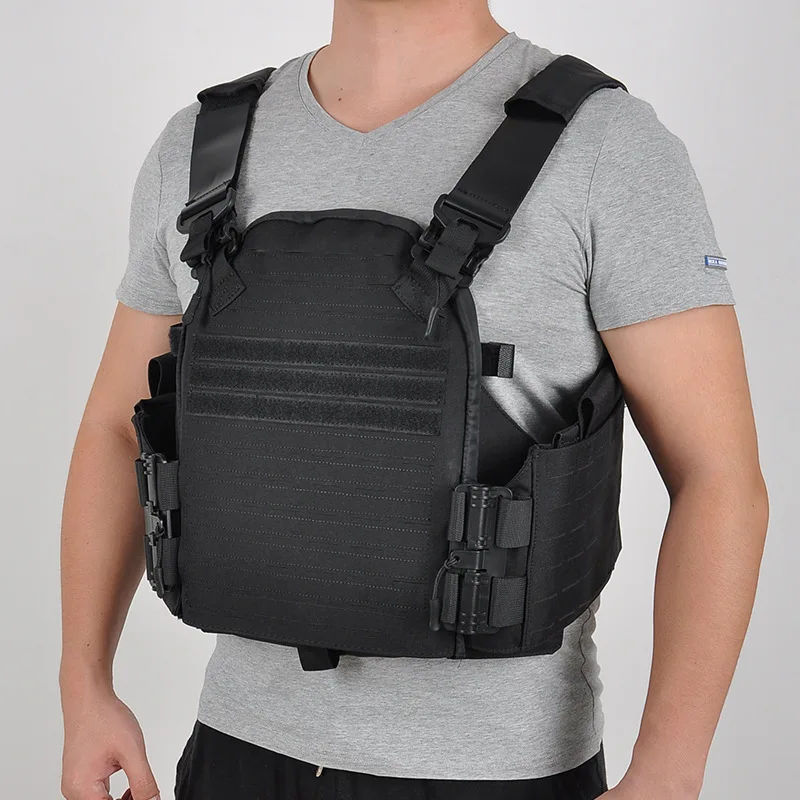 

Tactical Vest Molle Equipment Sports Military Waterproof Vest For Training Hunting Outdoor Protective Plates Water Bag Carrier