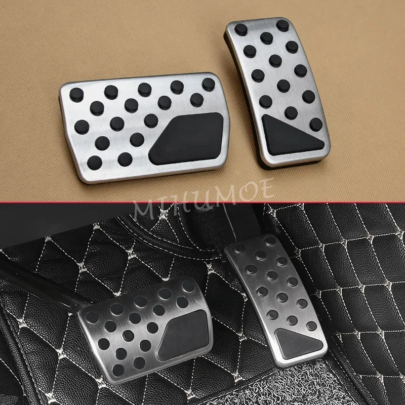 For Dodge Journey Fiat Freemont Jeep Compass Patriot 2007-2020 Steel Gas & Brake Pedal Cover Kit