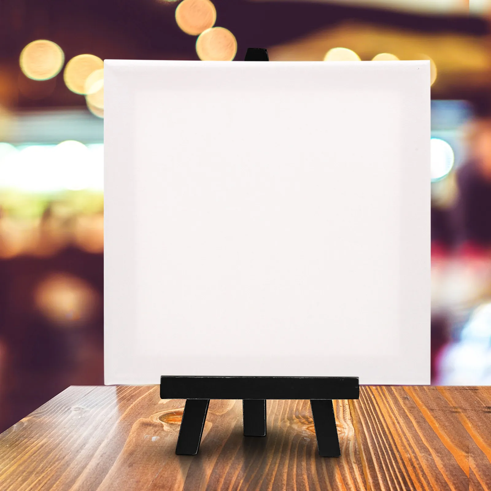 5Pcs Artist Canvas Boards for Oil Painting Canvas Panel Board Sturdy Wood Frame Blank Surface Suitable for Beginners Enthusiasts