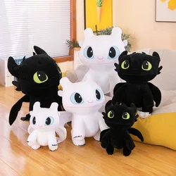 How To Train Your Dragon Plush Doll Cartoon Cute Night Fury And Light Fury Pillow Stuffed Sofa Plush Doll Gifts For Children