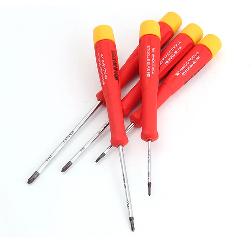 PB SWISS TOOLS Electronic Precision Phillips Screwdriver With ESD Safe Dissipative Handle Multi-Combined Screwdriver NO.8121