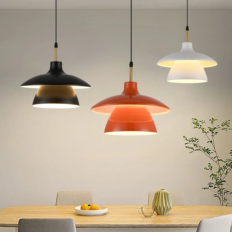 Best-selling High Quality Shopping Mall Restaurant Chandelier Elegant Beautiful Colorful Iron Different Size Cafe Pendant Light