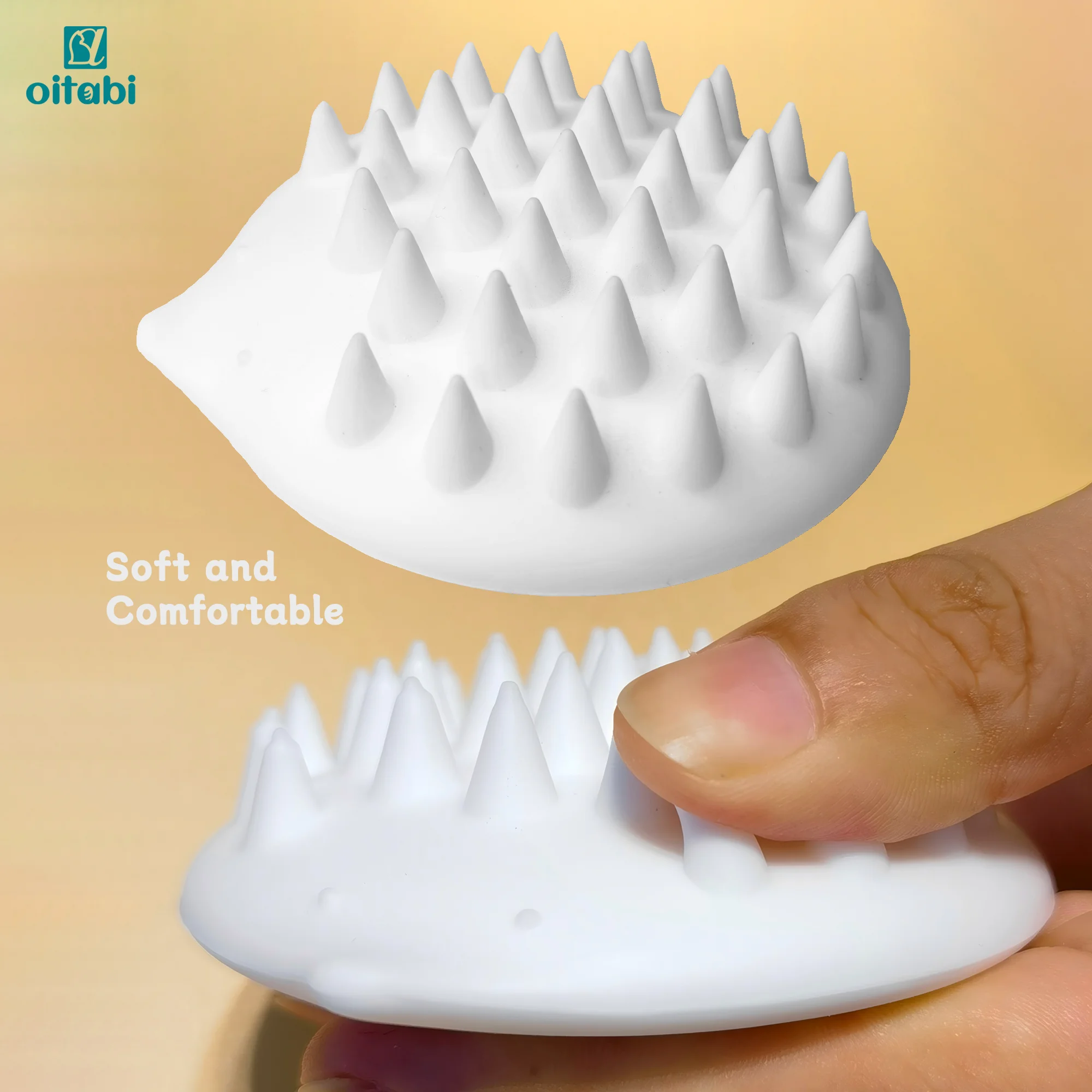Oitabi pet macio silicone massageador escova chuveiro escova de banho remover pente limpo para cão gato, escova de limpeza de animais de estimação