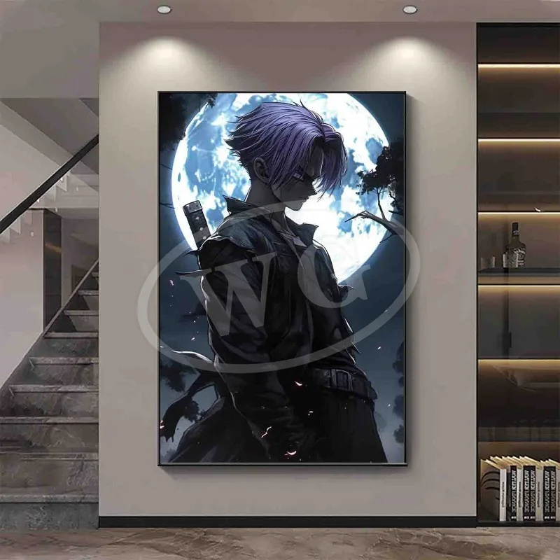 Classic Bandai Anime Canvas Painting Dragon Ball Goku Bulma Vegeta Characters Posters and Prints Wall Art Pictures Home Decor