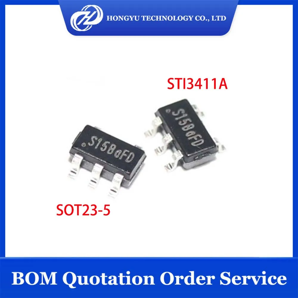 10 - 100 Pcs Wholesale STI3411A STI3411 3411 S15xxx S15Bxx SOT23-5 1.0MHz 2A Step-down IC Chipset In Stocks