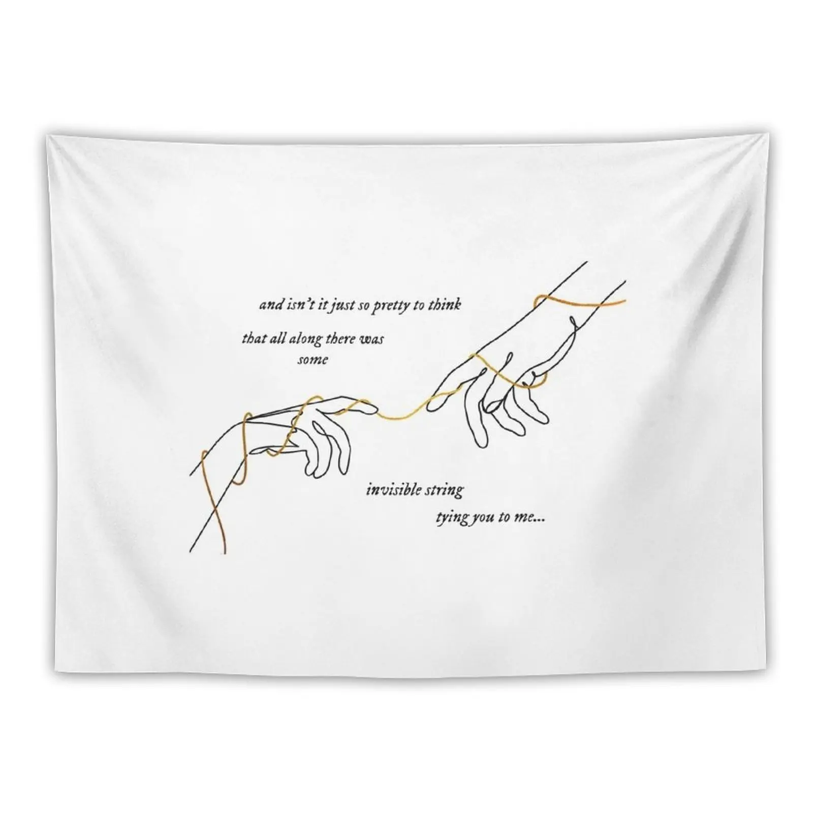 

Invisible string Tapestry Room Decore Aesthetic Home Decoration Accessories Room Aesthetic Decor Tapestry