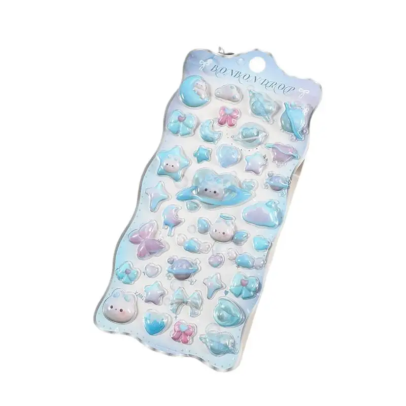 

1/4 листа Скрапбукинг DIY журнал милые канцелярские наклейки новые мини-мультяшные 3D рельефные наклейки подарки для студентов детские игрушки