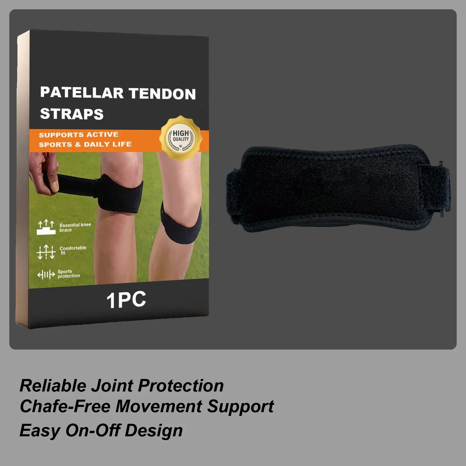 

Наколенник надколенника, регулируемый компрессионный рукав, стабилизатор колена, бандаж для бега, пеших прогулок, футбола, тенниса, волейбола, приседаний