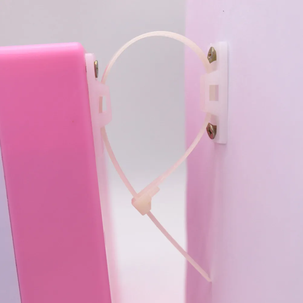 

Набор из 10 анкерных ремней для защиты мебели от опрокидывания, сверхпрочные пластиковые крепления для шкафов, комодов, книжных шкафов, тумб под ТВ, для защиты от землетрясений, крепление к стене