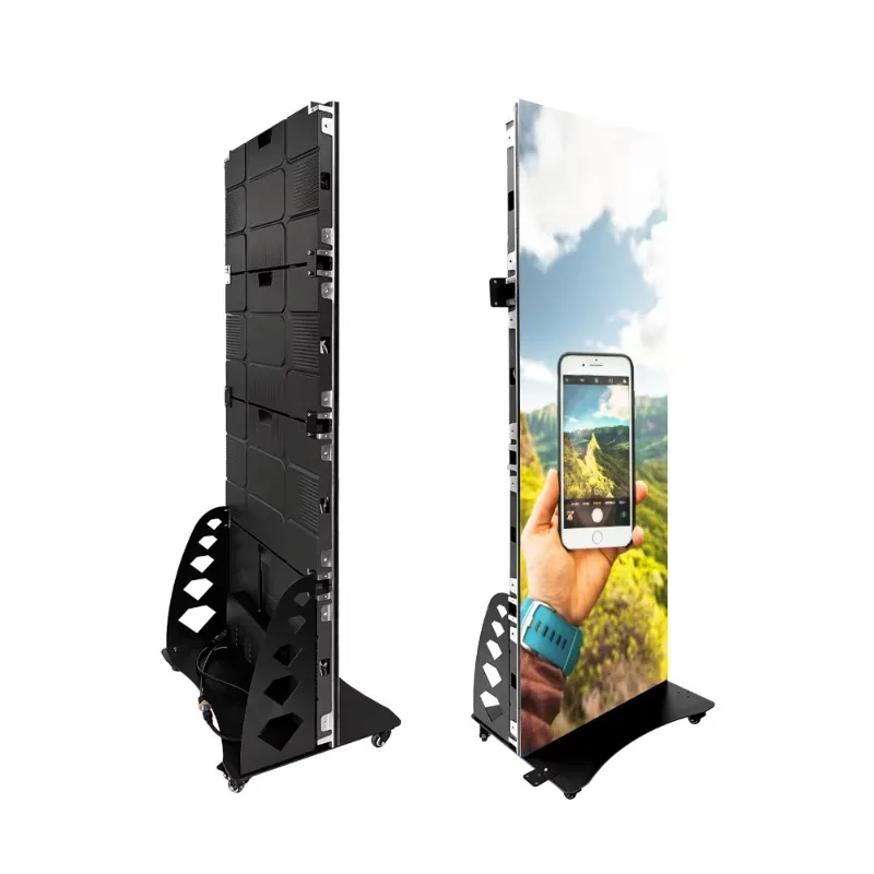 Competitive Price P2.5 P2 Indoor Light Emitting Diode Folding Poster Screen