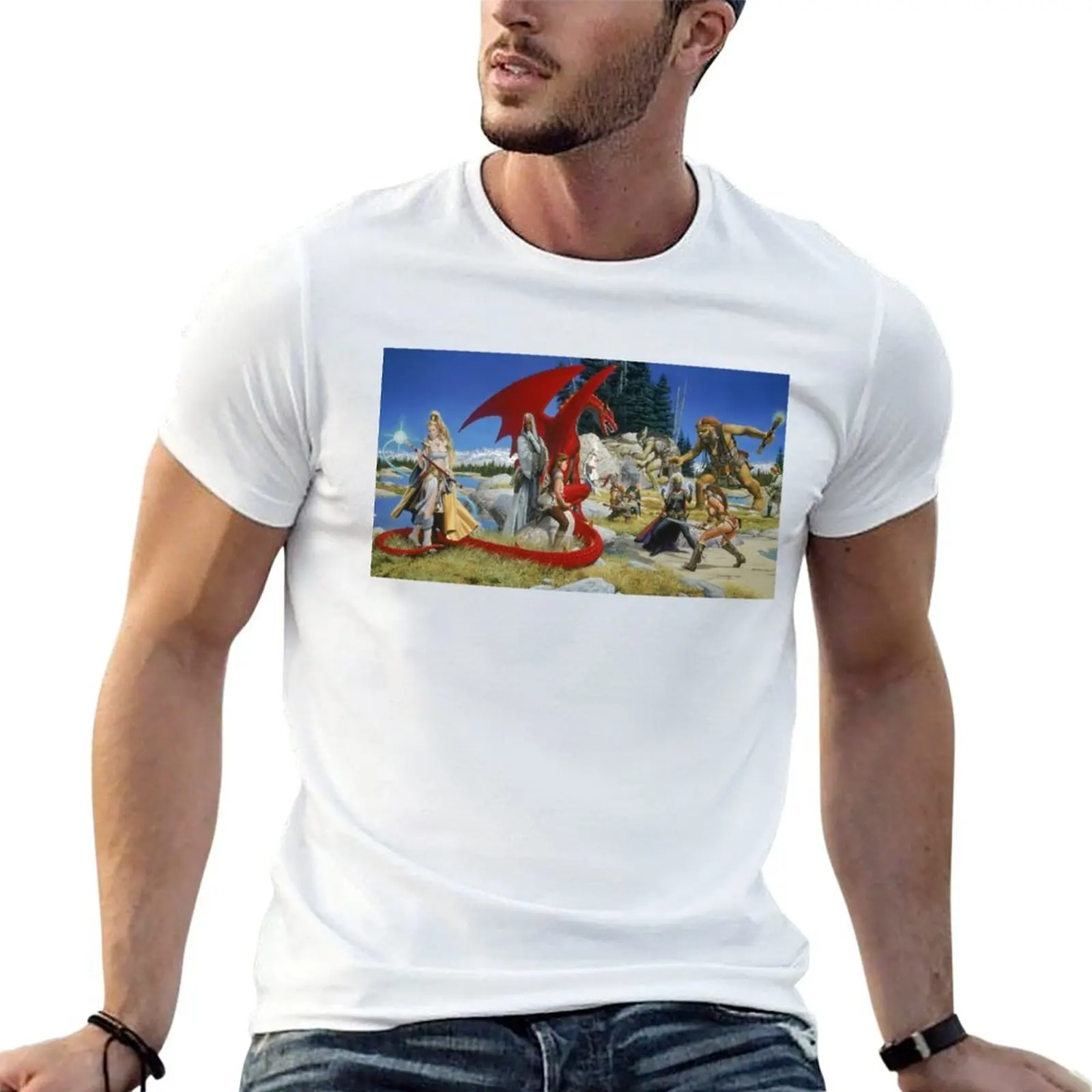 

for shirts Main quality t man high man t graphic Art cotton T-Shirt shirts tshirt Everquest