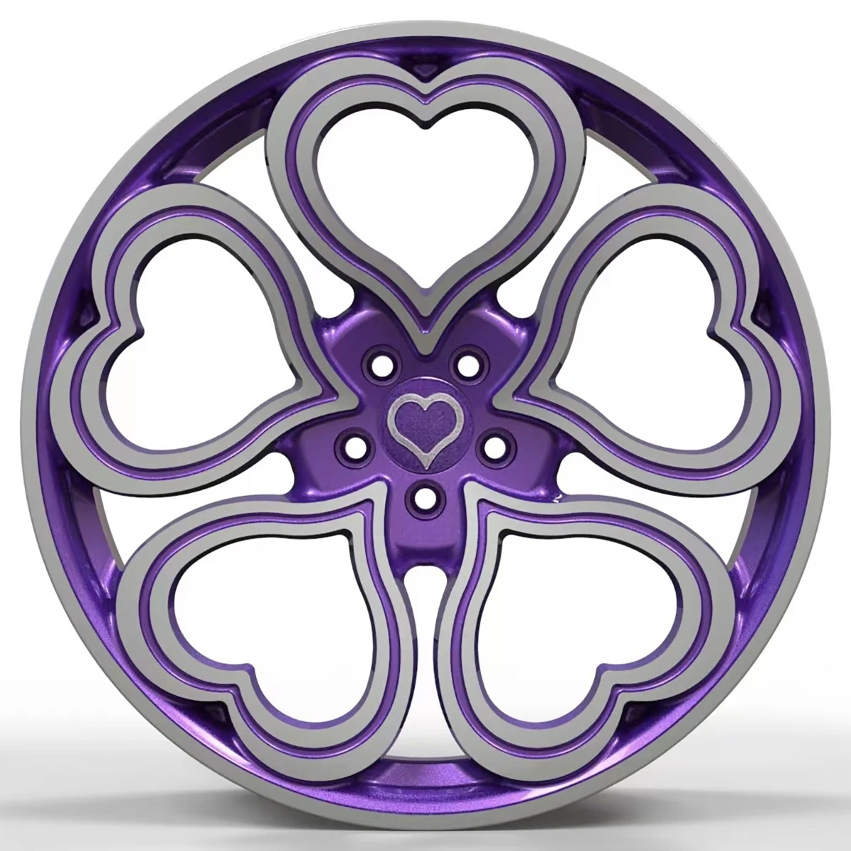 

Custom Forged Wheel Hub with Love Pattern 35mm ET New Condition Multi-fit Custom Color 14-26 Inch Passenger Car Wheels