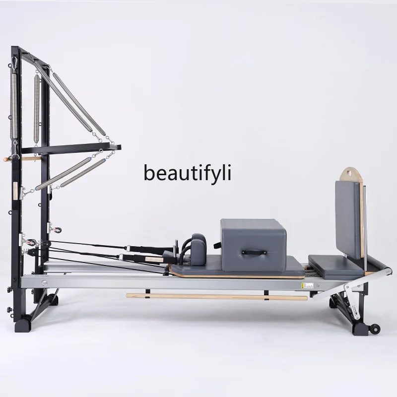 

Large Equipment Aluminum Alloy Elevated Bed Yoga Studio Pilates Equipment Household Stretching Core Bed