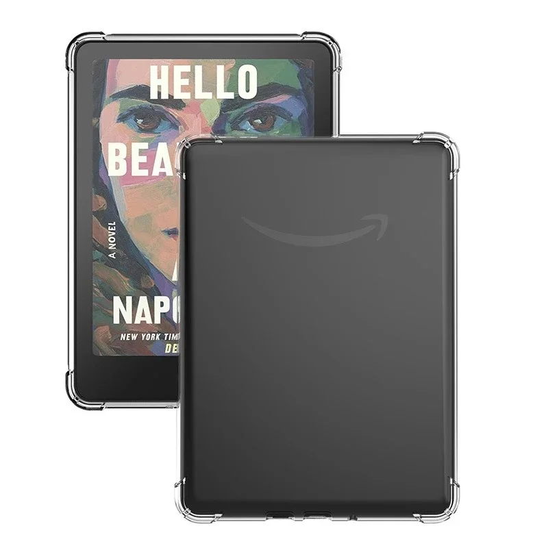 Shockproof Transparent Cover For Kindle Paperwhite 12th 7inch Colorsoft TPU Soft Back eReader Shell For Paperwhite11th 6.8inch