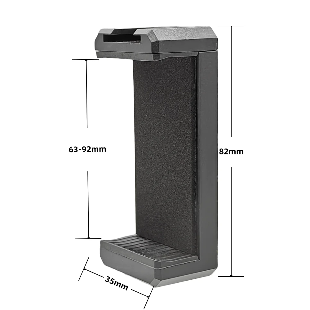 الهاتف ترايبود كليب الحذاء البارد جبل للميكروفون LED الفيديو الضوئي 1/4 ''ثلاثي القوائم المسمار آيفون 15 سامسونج غالاكسي جوجل