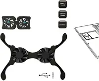 USB Mini Laptop Fan Stand Notebook Foldable Folding Fan Cooler Notebook Cooling Pad Radiator Cooler Master Computer Accessories 3