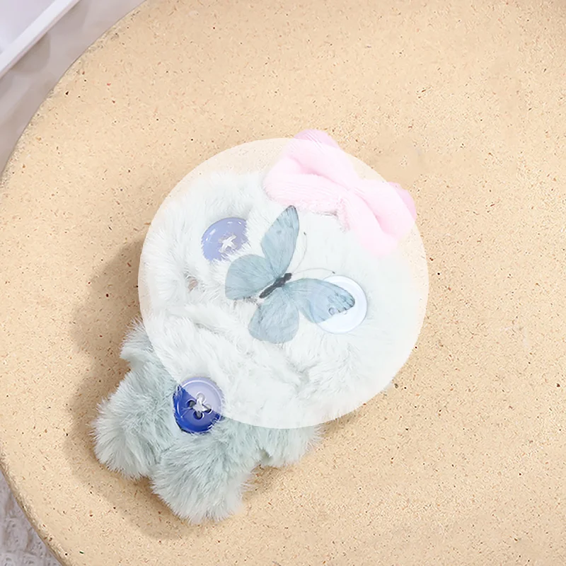 

Очаровательный мультяшный плюшевый брелок с куклой-бантом; Сумка-подвеска своими руками; Мягкая кукла, подвесная накладка.