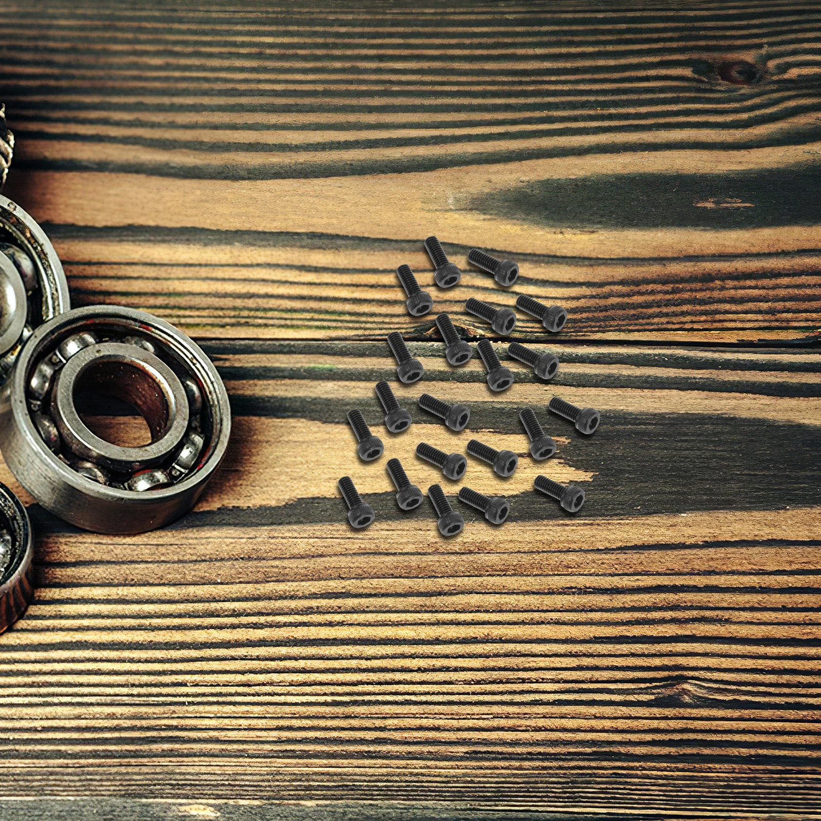 

50pcs Black 9 Socket Head Cap Screws M5x10 Ceiling Fan Screws Fully Threaded Small Machine Repair Hardware Kit