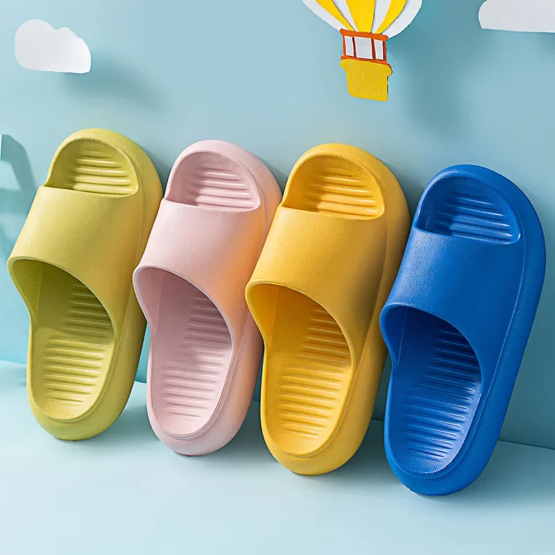 2024 Dance Shoes Summer Bathroom Beach Shoes Children Boys Girls Baby Soft Sole Anti-Slip