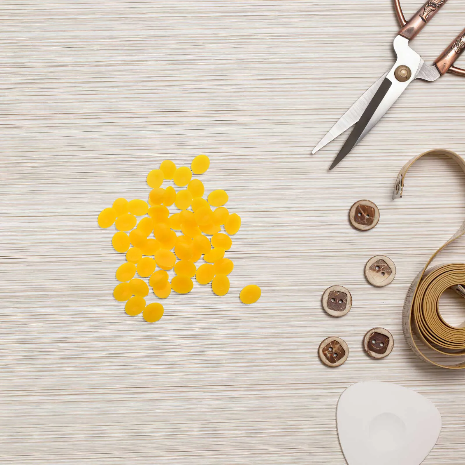200Pcs Yellow Acrylic Oval Safety Noses Flat Bottom for Crochet Stuffed Animals Doll Making DIY Crafts