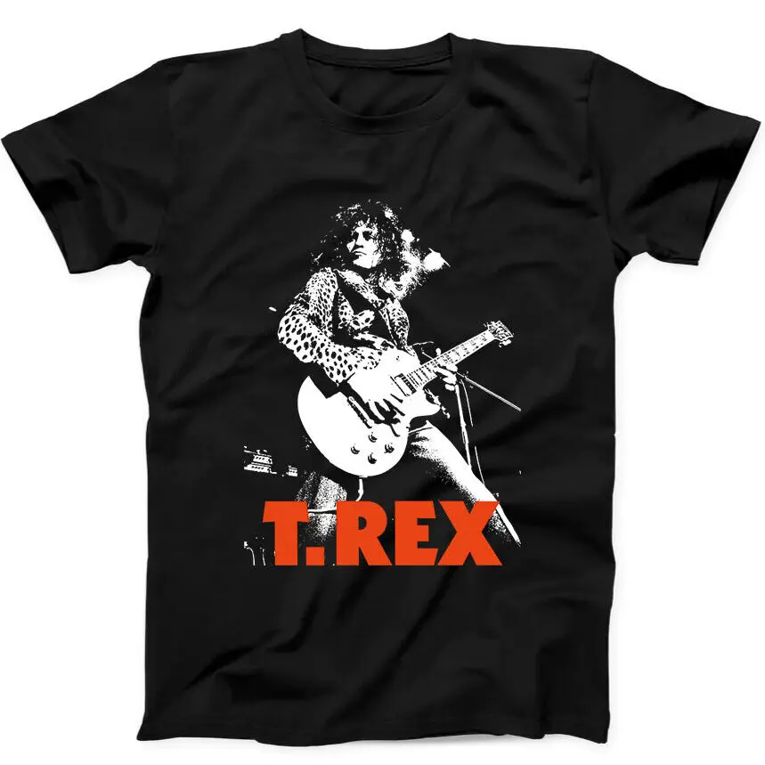 T.Rex Rock Band Marc Bolan Music Trex Best Seller Gift Tee Black T Shirt 54