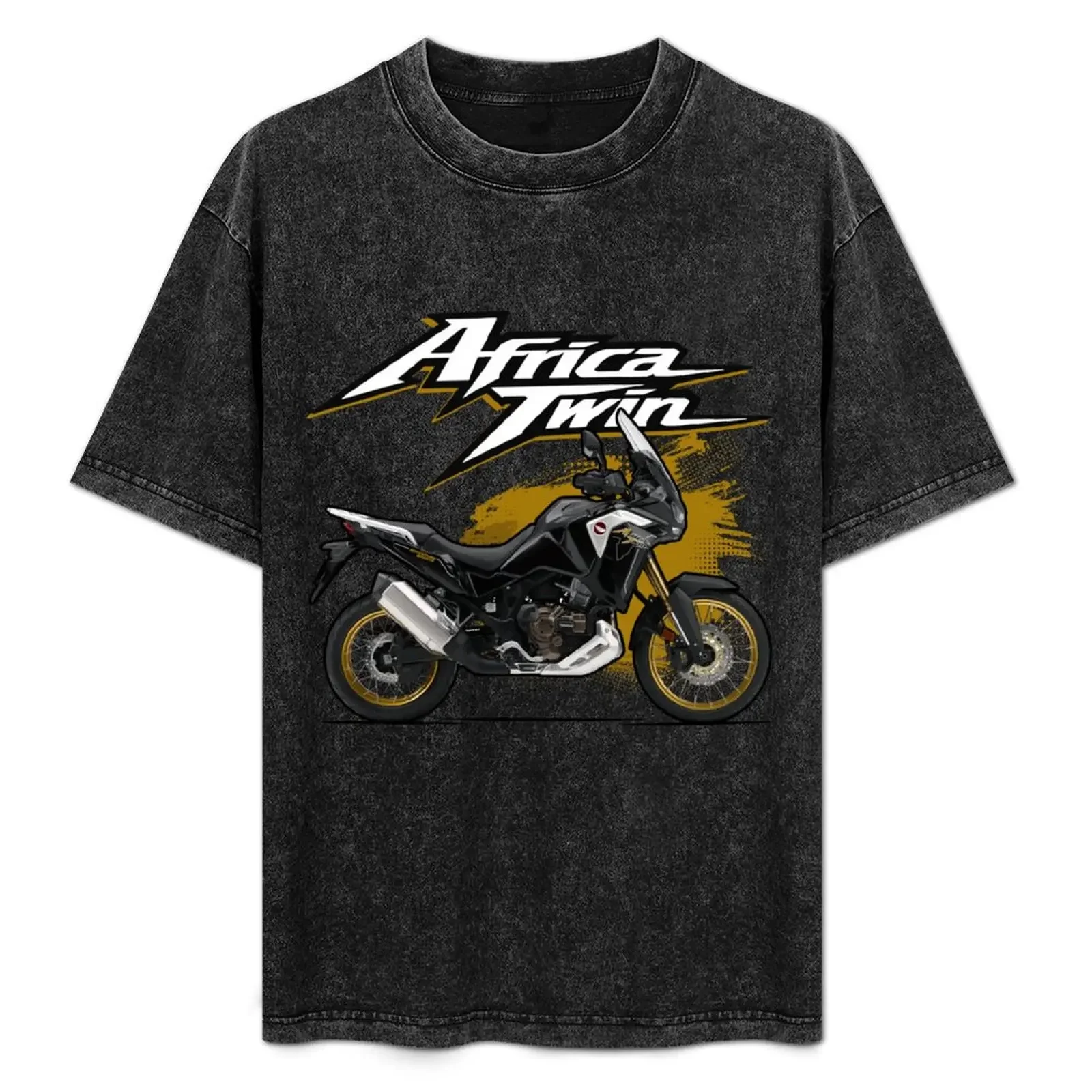 

Africa Twin - Black T-Shirt anime figures korean fashion valentines boutique clothes Men's t-shirt
