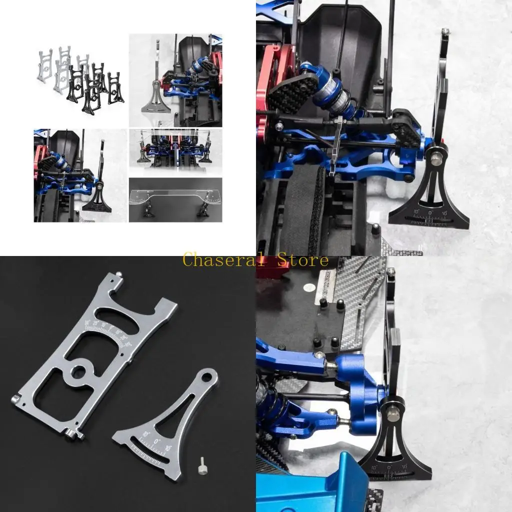 

E7CE Remote Control Race Car Alignment Set for 1/7 1/8 Remote Models Aluminum and Toe Setup Tool Achieve Perfection
