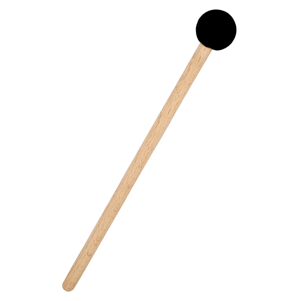 

1pcs Singing Bowl Mallet Drum Stick Small Rubber Head Wooden Handle Percussion Instrument Bass Snare Drum Practice Music Gifts